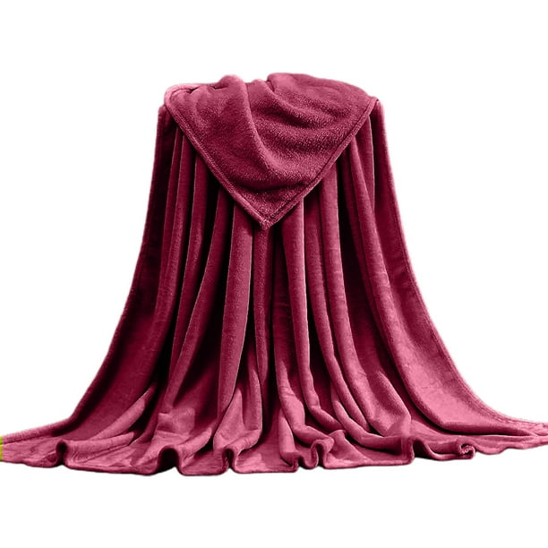 Sofa Vama Ropa de Cama Toalla de baño de franela de 100 cm x 140 cm, manta de forro polar, manta de forro polar Farai, manta de franela lisa, manta de yoga, manta de forro polar for Navideño
