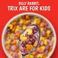 thumbnail image 6 of (3 pack) Trix Breakfast Cereal, 6 Fruity Shapes, Made with Whole Grain, 35 oz Resealable Bag, 6 of 17