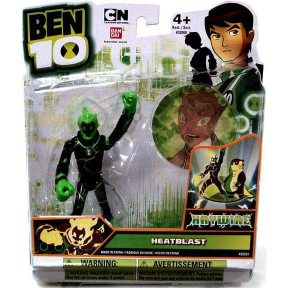 Bandai Ben 10 Ultimate Alien Haywire Heatblast Action Figure
