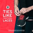 thumbnail image 4 of The Original Stretchlace | Elastic Shoe Laces | Flat Stretch Shoelaces | Red, 45 in (114 cm), 4 of 8