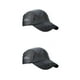 thumbnail image 1 of Qarigey Sombrero de verano para hombre, accesorio de ropa de Color sólido, tocado deportivo, gorras de béisbol de malla de secado rápido Gris oscuro 2Conjunto, 1 of 6