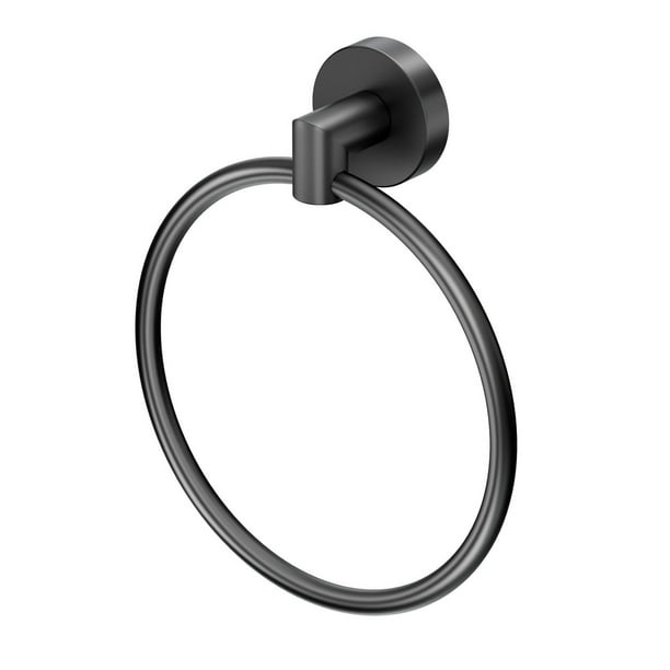 Glam Towel Ring, Matte Black