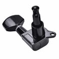 thumbnail image 1 of 6 Pack Black Guitar Tuning Pegs, Fast and Accurate String Tuning with Screws, Bushings and Ferrules, 1 of 7