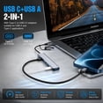 thumbnail image 5 of NEW 2026 - USB C Hub 7 in 2, Aluminum Multiport Adapter with USB 3.0 & USB 2.0 Ports, Slim USB Splitter for Laptop, MacBook Pro/Air, iPad, PC, Type-C Devices, 5 of 8