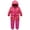A-Pink, variant on ZACPNCV Kids Winter Snowsuit Geometric Print Hooded Thickened Fleece-Lined One-Piece Ski Suit, Waterproof Windproof Warm Snow Gear for Boys Girls B-Pink