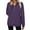 Purple, variant on MOSHU Polar Fleece Sweatshirts for Women Quarter Zip Long Sleeve Tops Pullover Womens Sweatshirts