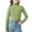 Green #83, variant on KDDYLITQ Girls Mock Neck Long Sleeve Shirts Ribbed Knit Slim Fit Base Layer Tops Tees Soft Casual Shirt Beige 9-10 years