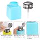thumbnail image 5 of Disolvente Alcohol Dispensador 120ml(4oz) Empujar Abajo Líquido Dispensador Bomba con Sellado Inoxidable Acero Tapa para Acetona Limpiador Esmalte Removedor, Azul, 5 of 6