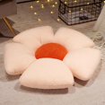 thumbnail image 1 of Flower Plush Throw Pillow Soft Plant Sunflower Chair Cushion Living Bedroom Home Decorative Pillows Sofa Cushions Birthday Giftswhite-red50cm Deng Xun unisex, 1 of 2