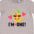thumbnail image 3 of Inktastic First Birthday Hawaiian Pineapple Baby Fleece Romper, 3 of 4