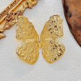 thumbnail image 2 of LEEYNEER4PCS Simplistic Embossed Gold Butterfly Brooch Pin Nature Inspire Insect Jewelry  Gold, 2 of 7
