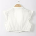 thumbnail image 6 of itvber Oktoberfest Blouse for Womens Dirndl Dress Ruffled Sleeve Front Button Tank Vest Tops for Bavarian, 6 of 7
