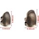 thumbnail image 4 of 4 Pieces Sewing Thimble, Metal Copper Sewing Thimble Finger Protector, Accessories DIY Sewing Tool, Two Size 4 Pieces, 4 of 5