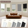 thumbnail image 3 of Allesin zen Blackout Roller Shades for Windows (Gray,34"W x 72"H), 3 of 9