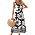 thumbnail image 5 of Fantaslook Summer Dresses for Women Sleeveless Casual Long Dress Beach Vacation Sundresses with Pockets, 5 of 10