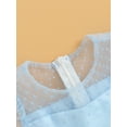 thumbnail image 5 of Liacowi Toddler Baby Girl Princess Dress Long Sleeves Mesh Dress Dot Print A-Line Dress Infant Girl Birthday Party Dress 6M-4T, 5 of 8