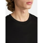 No Boundaries Standard Fit Cotton Tee with Short Sleeves, Mens and Big Mens XS-5XL