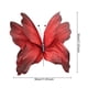 thumbnail image 5 of Decoración de fiesta de mariposa gigante, mariposa de papel artificial grande para bodas, fiestas, banquetes, decoración de fondo de jardín del hogar, 5 of 8
