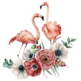 thumbnail image 3 of Pink Flamingos Wallpaper, 3 of 3