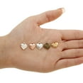 thumbnail image 6 of Linyer 100 Pieces Alloy Heart Shape Pendant Electroplated Women Necklace Bracelet Jewelry Making Findings Accessories Rose Gold, 6 of 6