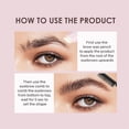 thumbnail image 3 of Cera para cejas de dos cabezales, crema para cejas, jabón, cepillo de cera, gel de maquillaje para cejas naturales, bálsamo de maquillaje 3D Feathery Brows, resistente al agua., 3 of 5