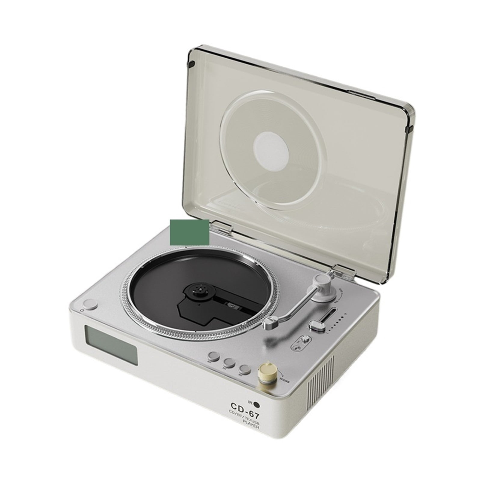 CD-67 Retro Bluetooth CD Player Vintage Style Music Disc Player with Stereo Speaker