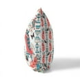 thumbnail image 2 of Peacock Paradise Indoor/Outdoor Fabric Pillow in White 18x18, 2 of 7