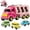 Pink, variant on Veslier Construction Truck Toys for Boys Girls Age 1 2 3 4 5 6 Years Old，Carrier Transport Trucks for Kids 1-3 3-5 Year Old，Christmas Birthday Gift Toddler Toys.