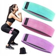 thumbnail image 1 of Juego de 3 bandas elásticas de resistencia para sentadillas, bandas de rally para Fitness y glúteos, bandas de entrenamiento elásticas para yoga, 1 of 5