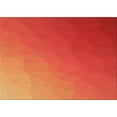 thumbnail image 1 of Ahgly Company Indoor Rectangle Patterned Neon Orange Area Rugs, 5' x 8', 1 of 6