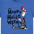 thumbnail image 3 of Dr. Seuss - Happy Halloween Skeleton Cat - Toddler And Youth Short Sleeve Graphic T-Shirt, 3 of 6
