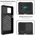 thumbnail image 5 of Military Grade All-In-One Ring Stand Card Case for Motorola Moto G Play 2024 - Black, 5 of 6