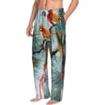 thumbnail image 6 of Hirioo Colorful Birds Pine Branch for Men's PJ Pajama Pants Sleep Pants Men's Home Trousers with Pockets,S-3XL-3X-Large, 6 of 6