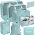 thumbnail image 4 of Travel Bag Set of 7 Packing Cubes Luggage Packing Organizers for Travel Accessories, 4 of 7