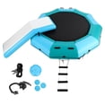 thumbnail image 2 of EDTara Inflatable Water Trampoline, 10ft Floating Trampoline for Lake, Pool, or Ocean, Comes With Ladder, Anchor Bags, and Pump, Perfect for Adults, Kids, and Family Fun Outdoors, 2 of 7