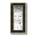thumbnail image 2 of ArtToFrames 4x10" Black Panel With Silver Lip Picture Frame, Multi Wood Poster Frame, with Regular Glass and Foam Backing 3/16 inch (FBPL-5093), 2 of 7