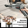 thumbnail image 6 of Handheld Car Vacuum Cleaner 120W USB Portable Mini Dust Buster | Powerful 6000Pa Suction | Lightweight Compact ABS | Washable Filter | Car Interior Pet Hair & Debris | 1pc | Black 7.13x6.02in, 6 of 9