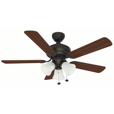Litex E Blr44abz5c Balmoral 44 Three Light Ceiling Fan Aged