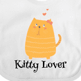 thumbnail image 4 of Inktastic Kitty Lover Orange Tabby Cat Girls Baby Bib, 4 of 4