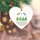 thumbnail image 5 of Adorno de la amistad con forma de corazón de vidrio marino, recuerdo de la amistad, adorno de corazón de la amistad para árbol de Navidad., 5 of 7