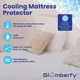 thumbnail image 5 of Twin XL Size Waterproof Cooling Mattress Protector by Slumberfy - Premium Skin-Safe Mattress Cover, Natural Fabric with ArcticTex Cooling Technology, Noiseless Quilted Mattress Protector – 39x80 in., 5 of 5