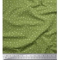 thumbnail image 1 of Soimoi Polyester Crepe Fabric Star Small Printed Craft Fabric by The Yard 42 Inch Wide, 1 of 1