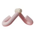 thumbnail image 4 of Ejercitador de cadera y muslos, máquina de piernas multifuncional ligera, Clip de entrenador antideslizante para piernas, brazos, muslo interno, , Rosado shamjiam Ejercicio de entrenador de cadera, 4 of 7