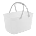 thumbnail image 1 of Panier à Main en Plastique Paniers de Rangement pour Salle de Bain avec Poignée Outils de Rangement Ménagers Grande Capacité, 1 of 8