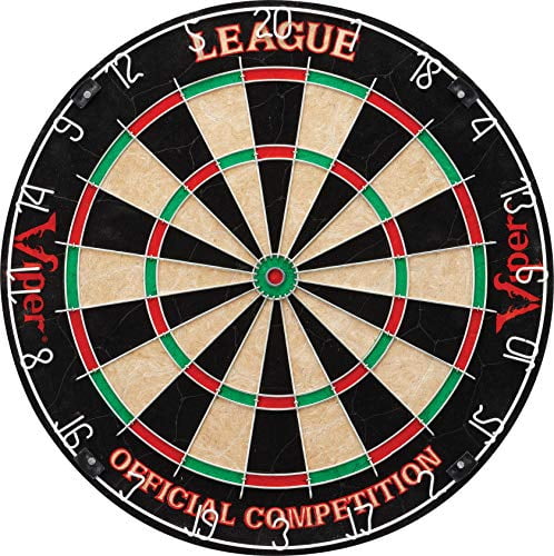 Viper League Sisalbristle Steel Tip Dartboard With Staple Bullseye for sale online 