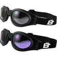 thumbnail image 1 of 2 pares de gafas Birdz Parrot Black Acolchado Motorcycle Go Birdz Birdz, 1 of 1
