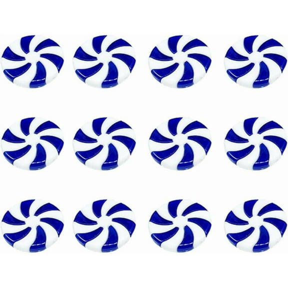 RCFINE 50pcs Christmas Candy Cane Decoration Christmas Tree Hanging Ornaments DIY Art Decoration for Holiday Decoration Party Favors (Pink White,2.5 cm)