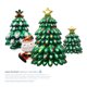thumbnail image 2 of (1 pieza) Adorno navideño con forma de globo para fotos, juguete, estéreo 4D, árbol de Navidad grande, bola de Papá Noel, 2 of 5