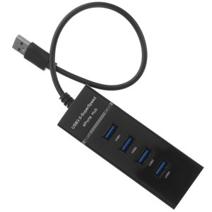 WHAMVOX 1Pcs 4 Ports USB HUB 3.0 for Additional USB Ports and Hot Plug Functionality