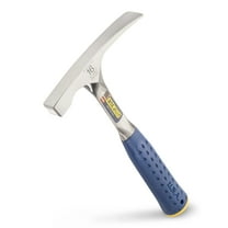 ESTWING Bricklayer's/Mason's Hammer - 16 oz Masonary Tool with Forged Steel Construction & Shock Reduction Grip - E3-16BLCS301